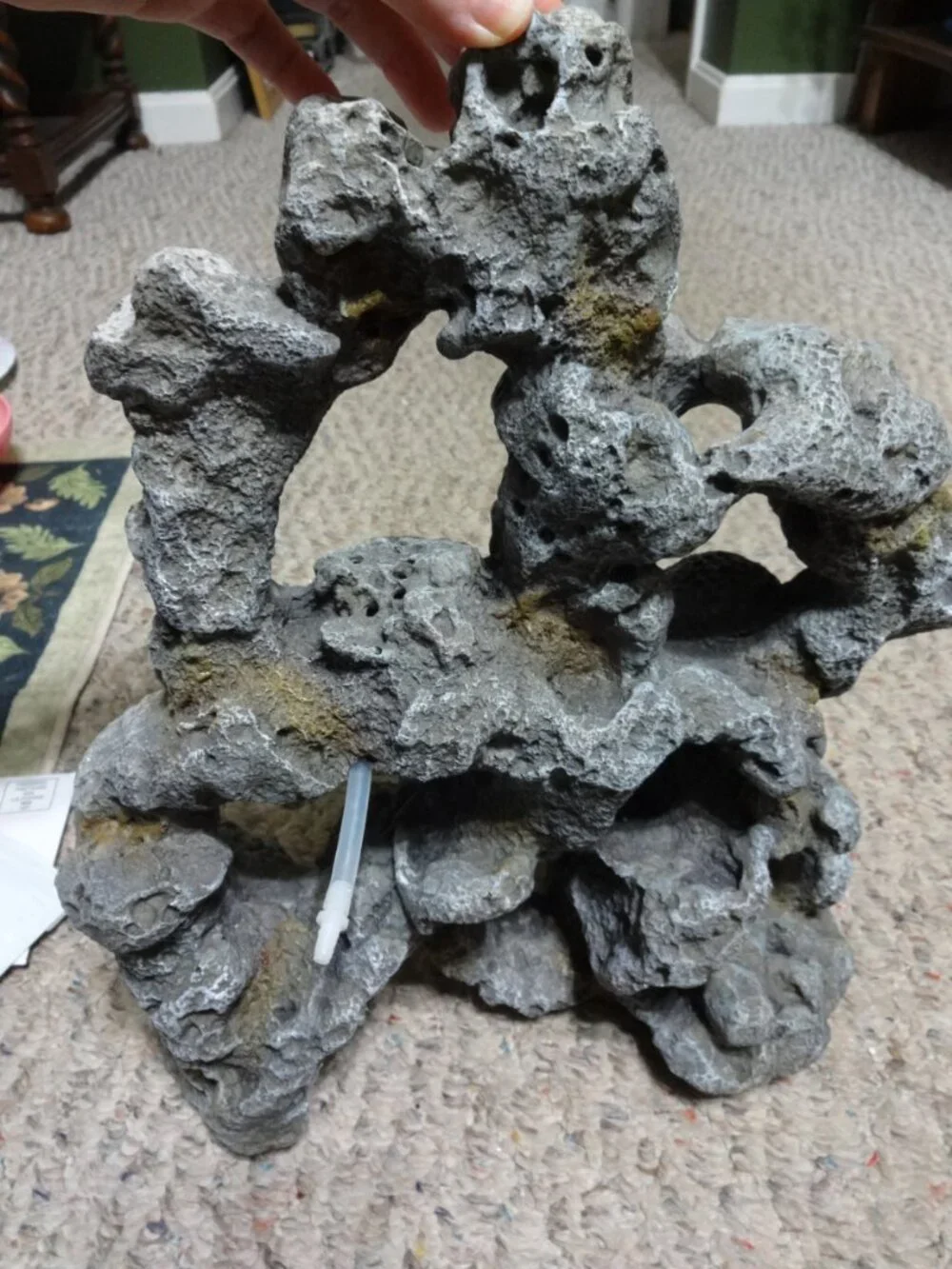 large resin rock for fish tank aquarium decor